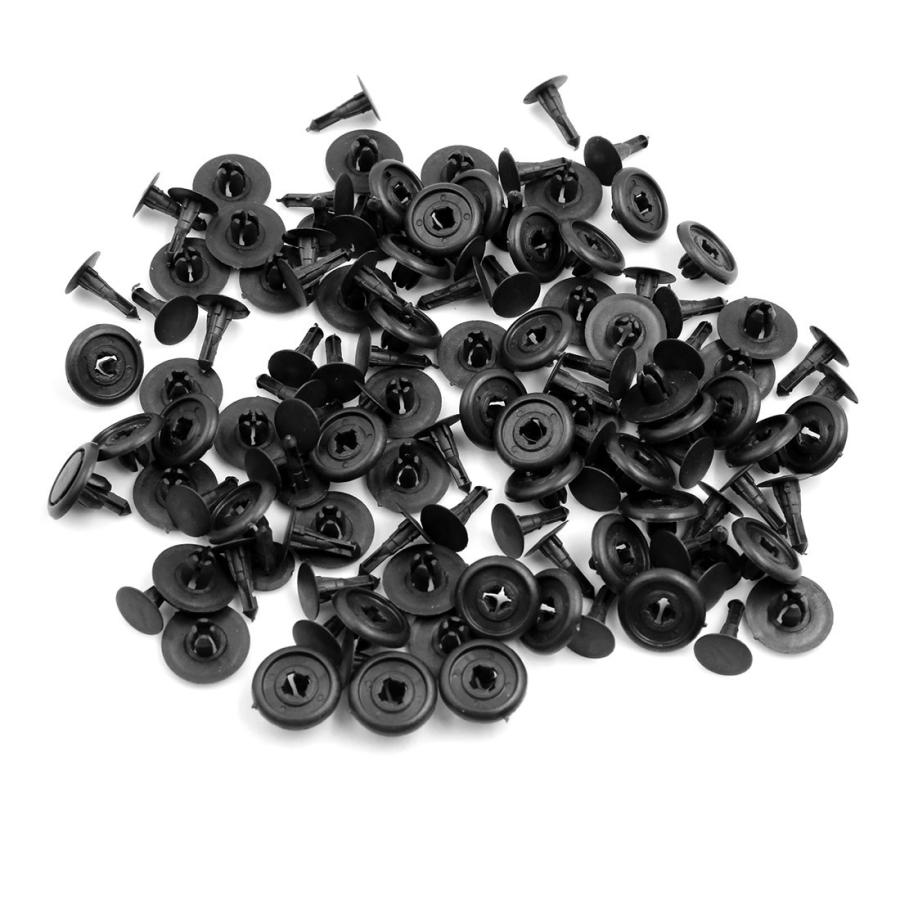 Uxcell 車用クリップ プラスチック クリップ プッシュピン リベット 車用 バンパー トランク クリップ ファスナー ブラック 60個入り Aux0402 ソウテン 通販 Yahoo ショッピング