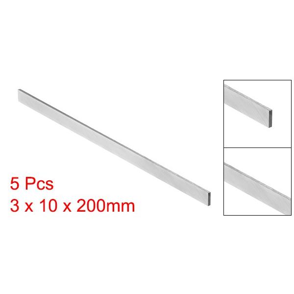 uxcell 旋盤HSSツールビット 3mmx10mmx200mm HSSスクエアブランク グレー 60-62HRC 切削工具 5個入り｜soten｜02