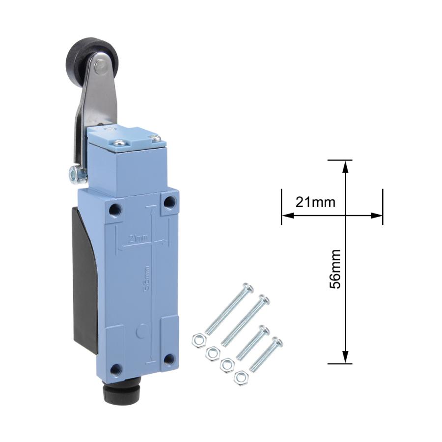 uxcell リミットスイッチ ME-8104 プラスチックホイールローラーレバータイプ 1NC+1NO 5個入り｜soten｜03