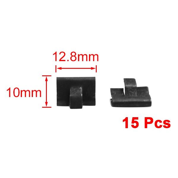uxcell 金属ねじクリップ ブラック トリム ドア バンパー パネル ネジ