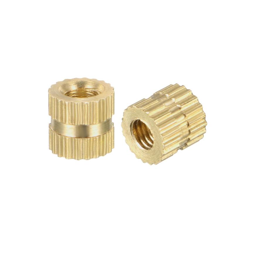 Uxcell インサートナット M3 X 5mm L X 5 4mm Od 真鍮 ナーリング スレッド インサート 固定具 4個入り A18110700ux0603 ソウテン 通販 Yahoo ショッピング