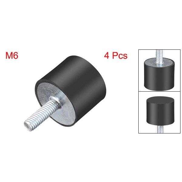 uxcell ラバーマウント 防振ゴム 振動と衝撃吸収 スレッドスタッド付き M6 x 18mm 25 x 20mm 4個入り｜soten｜02