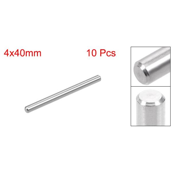 uxcell ノックピン 平行ピン 棚サポート 棚ピン 4mm x 34ステンレス鋼