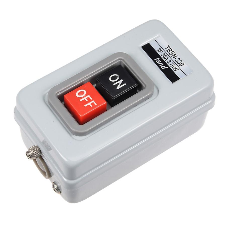 uxcell 電源プッシュボタンコントロールスイッチボックス ON OFF