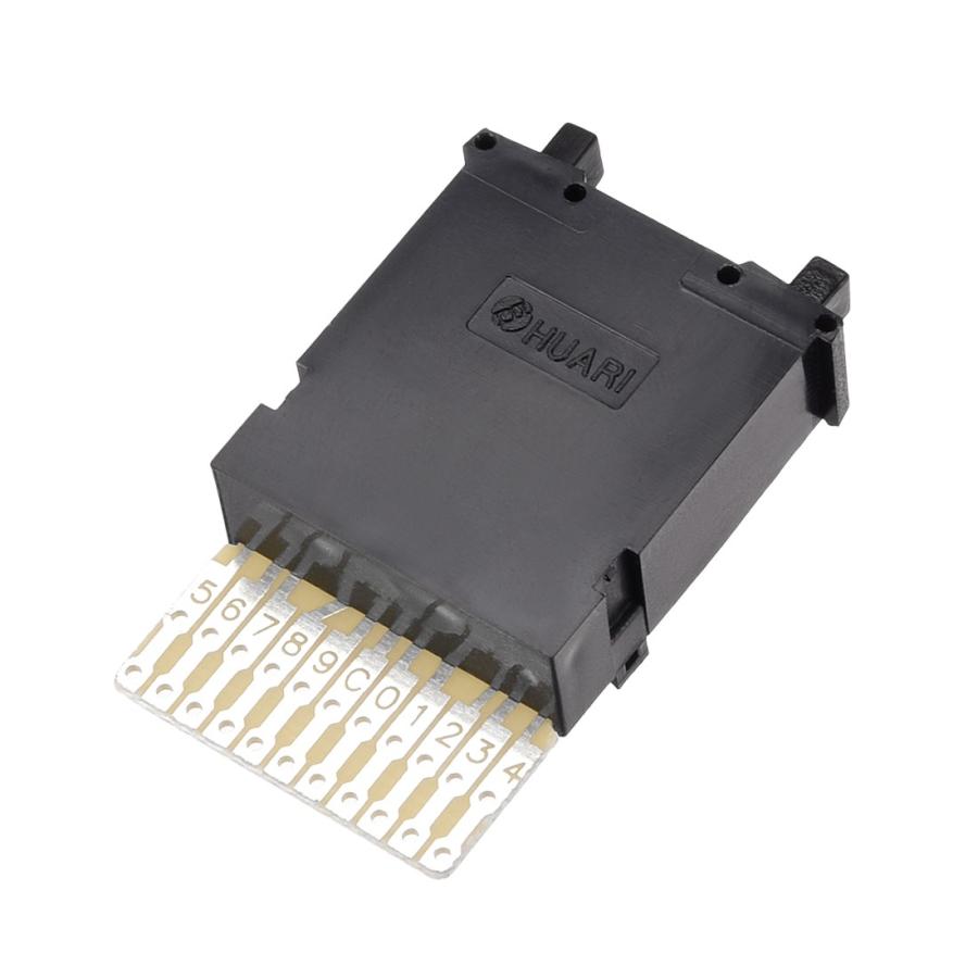 uxcell DIP スイッチ DIP スイッチ BCD コード サム ホイール スイッチ KM1 -9 デジタル ブラック 1個入り