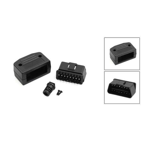 uxcell OBD2コネクター 16 ピン メス アダプター ソケット シェル