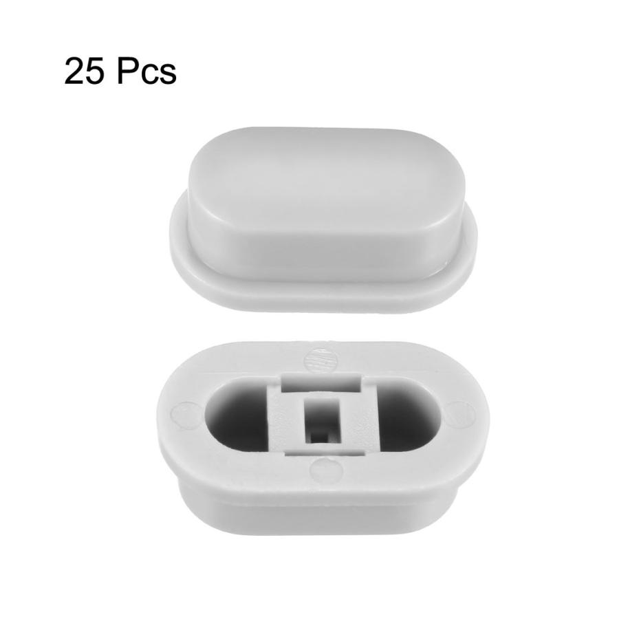 uxcell タクトスイッチプロテクターカバー 18x1x7mm 25個入り