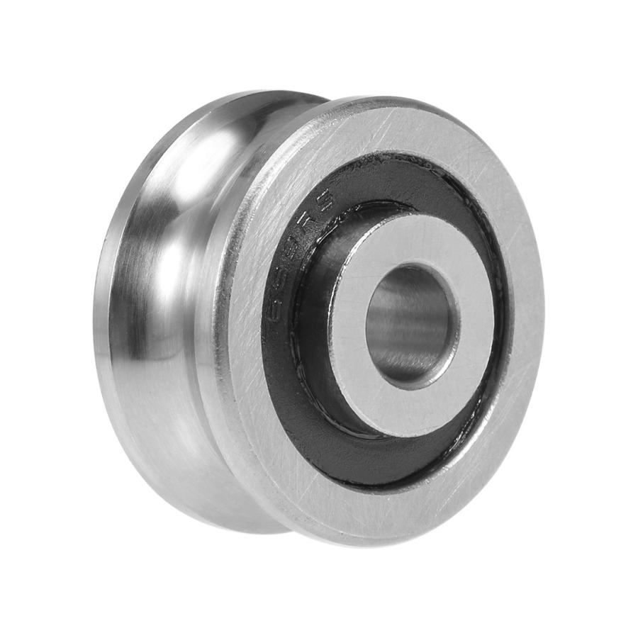 uxcell U溝トラックガイドベアリング 6x24x11mm SG20 プーリーホイール