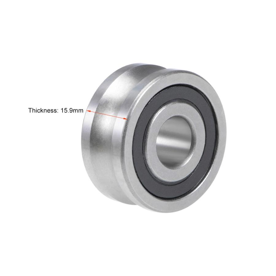 ベアリング プーリー ホイール,, 33個 外径90mm ケーブルマシン uxcell U溝ボールベアリングNPP KDD ガイドプーリーベアリング