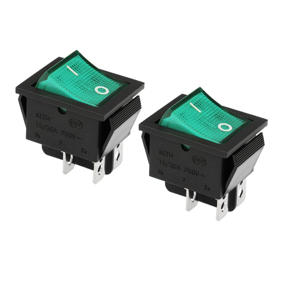 uxcell ボートロッカースイッチ オン/オフ AC 250V 15A/30A イエローネオンランプ グリーンシェルトグルスイッチ付き 2個 :a19011900ux0346:ソウテン - 通販 - Yahoo!ショッピング uxcell ボートロッカースイッチ オン/オフ AC 250V 15A/30A イエローネオンランプ グリーンシェルトグルスイッチ付き 2個 :a19011900ux0346:ソウテン - 通販 - Yahoo!ショッピング