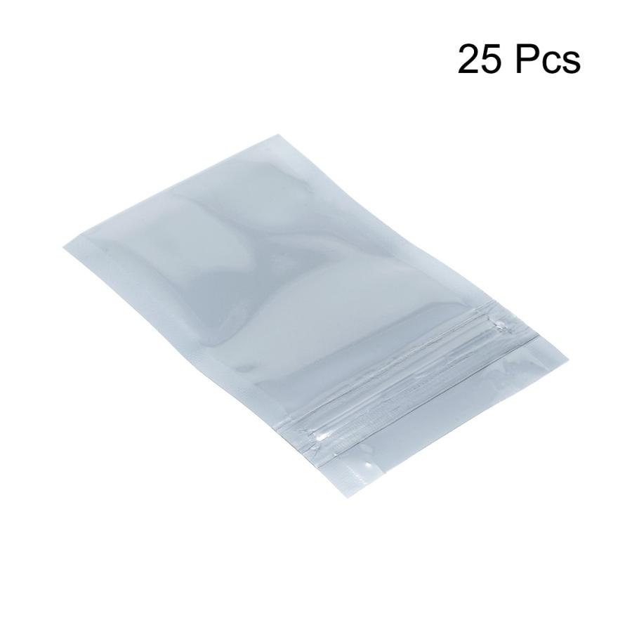 uxcell ジップロック式袋 APET/CPP製 透明 帯電防止バッグ