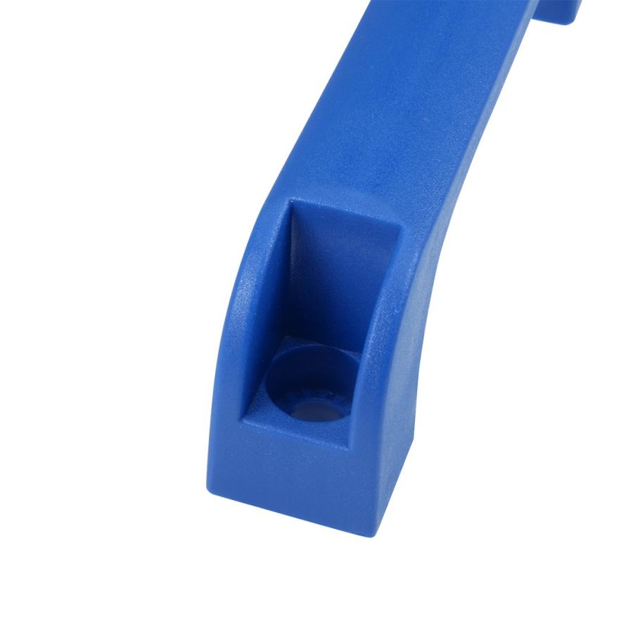 uxcell プラスチックハンドル 長方形 グリップ 非ネジ穴ハンドル 荷物