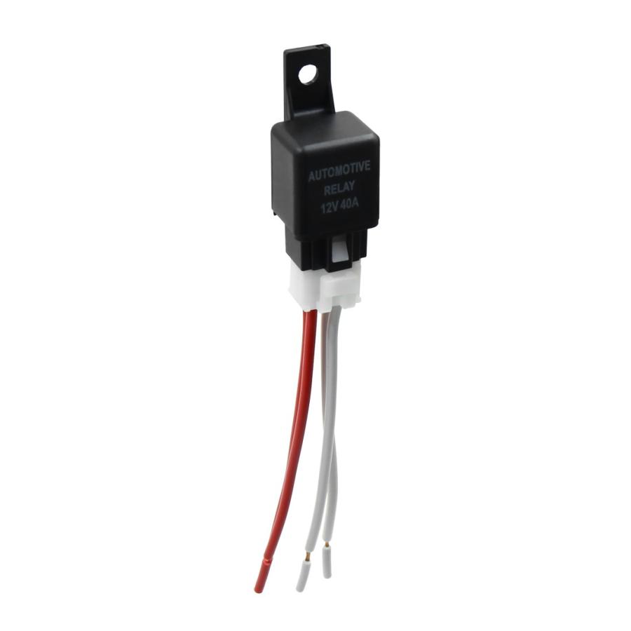 uxcell リレー リレーソケット 車用リレー JD-2912 SPST 4極 40A DC12V