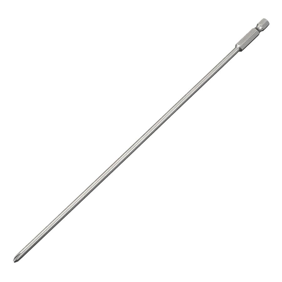 uxcell プラスドライバービット 6.35mm六角シャンク 長さ250mm プラス