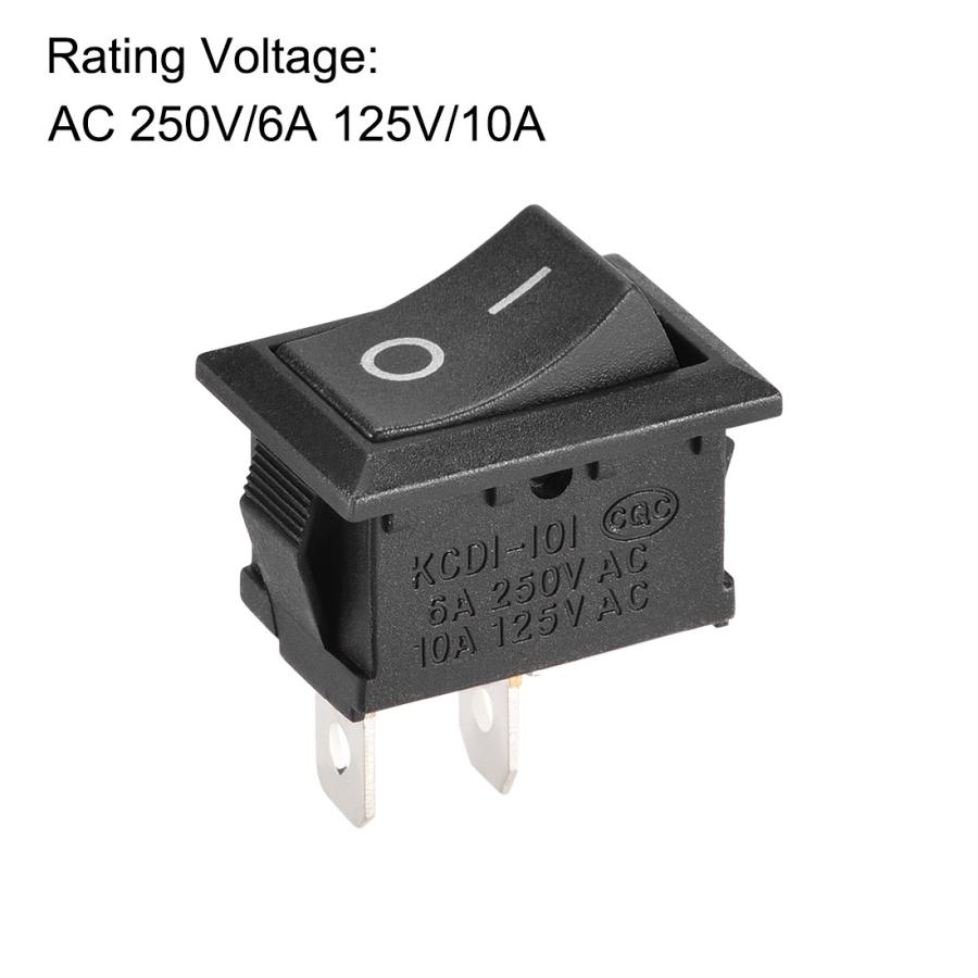 uxcell ミニボートロッカースイッチ トグルスイッチ ブラック 2ピン オン/オフ AC 250V/6A 125V/10A 2個入り :a19032800ux0459:ソウテン - 通販 - Yahoo!ショッピング uxcell ミニボートロッカースイッチ トグルスイッチ ブラック 2ピン オン/オフ AC 250V/6A 125V/10A 2個入り :a19032800ux0459:ソウテン - 通販 - Yahoo!ショッピング
