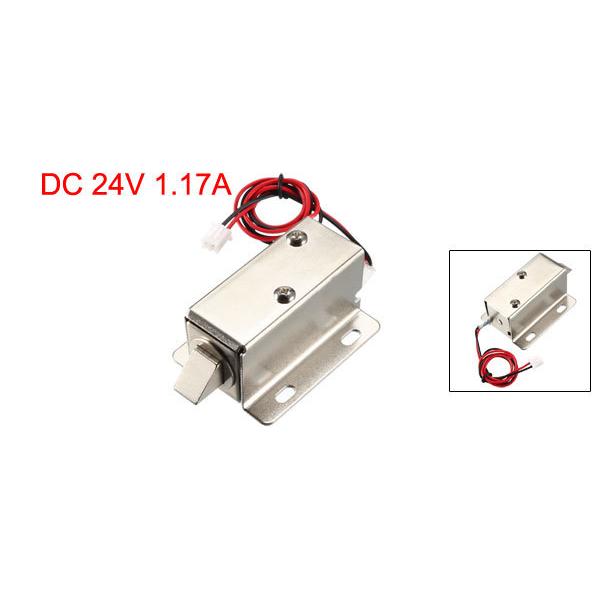 uxcell エレクトロマグネチックソレノイドロック エレクトリックドア対応 DC 24V 1.17A 11.4mm｜soten｜02