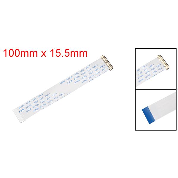 uxcell フレキシブルフラットケーブル 30ピン 0.5 mmピッチ 100 mm FPC
