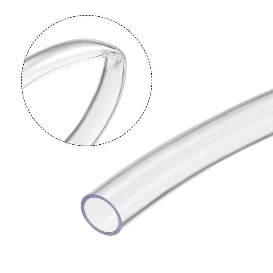 uxcell PVCクリアビニールチューブ フレキシブルホースチューブ