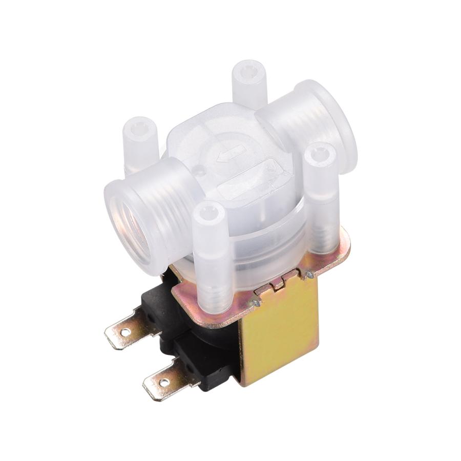 uxcell 真鍮ソレノイドバルブ 水電気ソレノイドバルブノーマルクローズ
