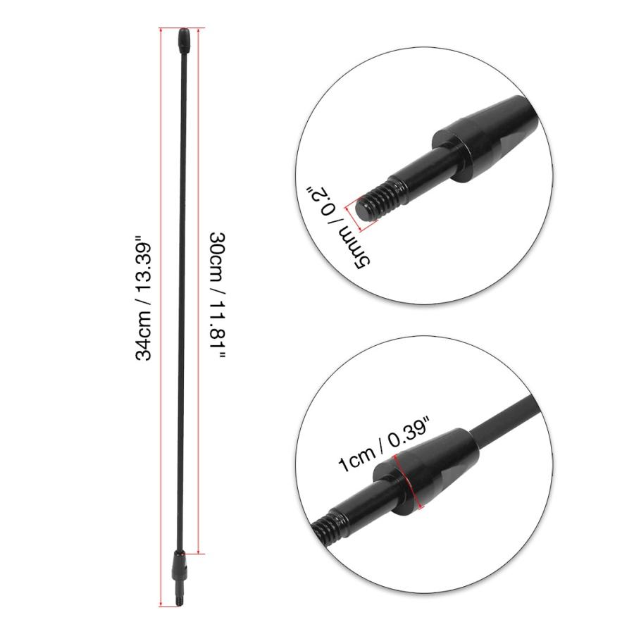 Uxcell Fmアンテナ 車シグナルアンテナ 車用 ラジオアンテナ Am Fm ビデオ 信号 マストブラック ステンレス 33cm Aux0107 ソウテン 通販 Yahoo ショッピング