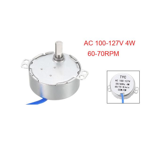 ハンドメイド用同期モーター AC 100-127V CCW/CW 4W Synchronous Motor AC 100-127V 30-36RPM 50-60Hz CCW CW 4W D Shaft