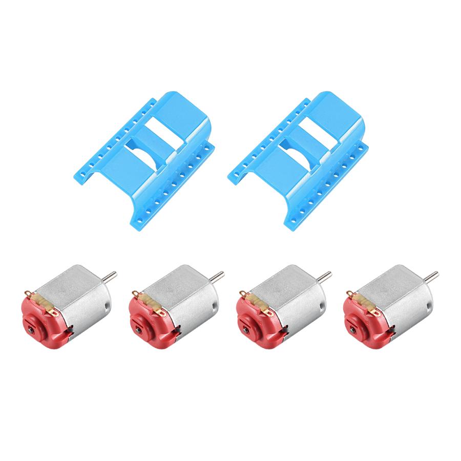 uxcell DC 3V 130ミニモーターキット 30000RPM モーター固定ファスナー