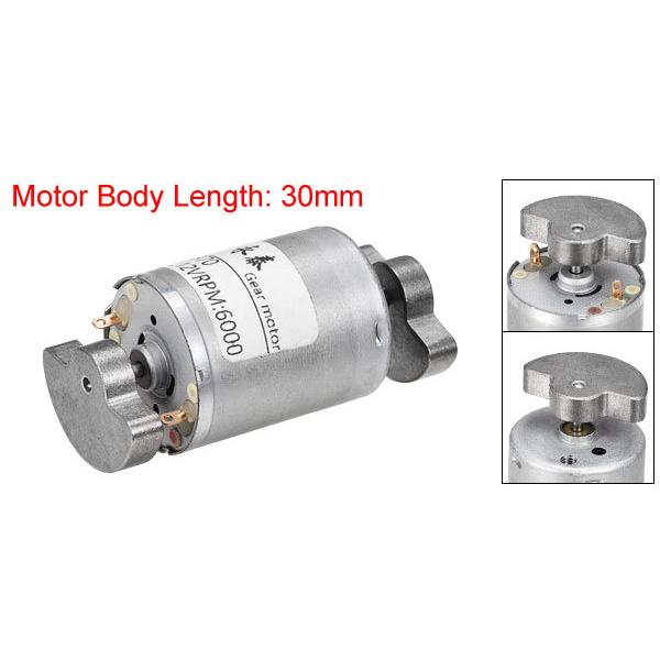 uxcell 振動モーター DC 12V 5000RPM ダブルシャフト 強力な振動DC