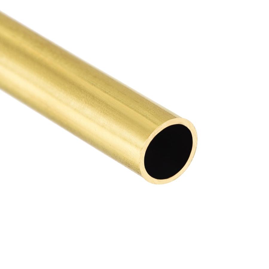 uxcell 真鍮丸管 0.5 mm壁厚さ シームレスストレートパイプチューブ 6mm外径 x 0.5mm壁厚,1個｜soten｜04