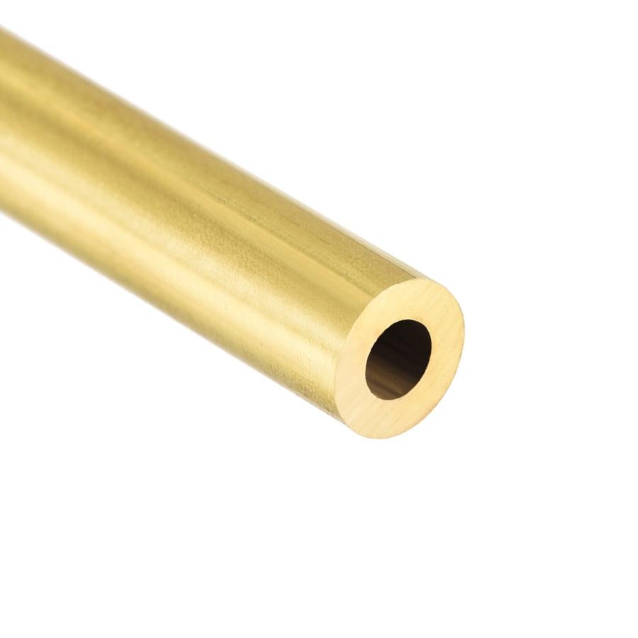uxcell 真鍮丸管 300 mm長さ 1.5 mm壁厚さ シームレスストレートパイプチューブ 6mm外径 x 1.5mm壁厚,3個｜soten｜04