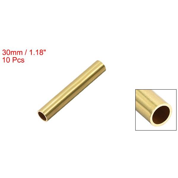 uxcell ブラス製ラウンドチューブ ブラス製 ラウンド形 シームレス真鍮