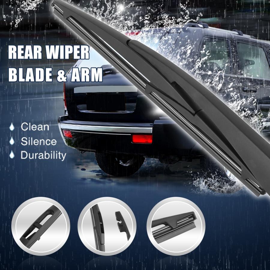 Uxcell リヤワイパーブレード ワイパーアーム プラスチック製 ブラック 車リアウィンドシールドワイパーブレードアームセット 305mm長さ Aux1017 ソウテン 通販 Yahoo ショッピング