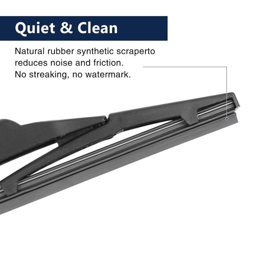 Uxcell リヤワイパーブレード ワイパーアーム プラスチック製 ブラック 車リアウィンドシールドワイパーブレードアームセット 0mm長 Aux1056 ソウテン 通販 Yahoo ショッピング