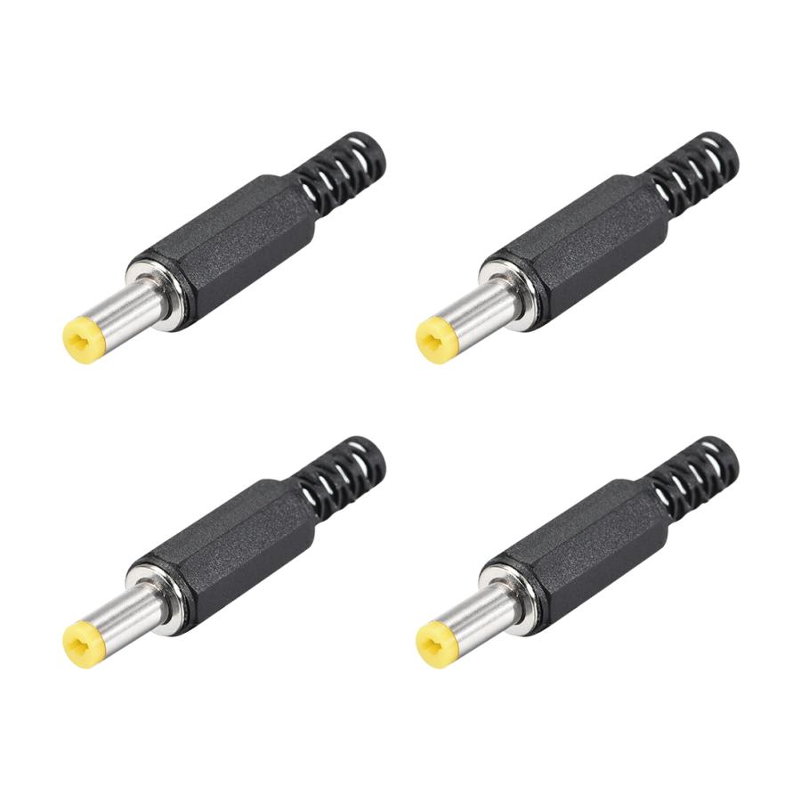 uxcell DCコネクタ DCオスコネクタ 4.8mmx1.7mm 電源ケーブルプラグ