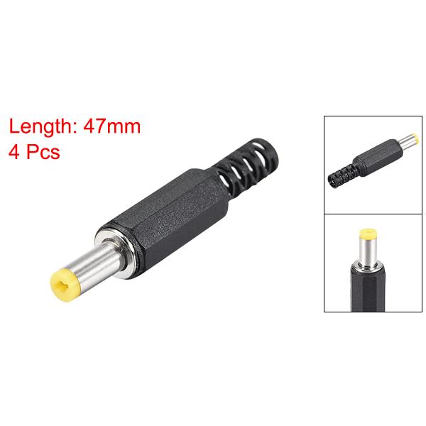 uxcell DCコネクタ DCオスコネクタ 4.8mmx1.7mm 電源ケーブルプラグ