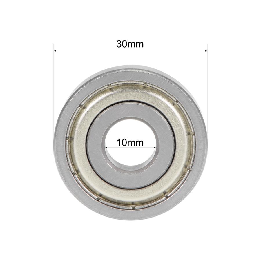 uxcell 6200ZZ深溝玉軸受 10mm x 30mm x 9mm 二重シールド クロームスチール P6（ABEC3） 4個入り｜soten｜05