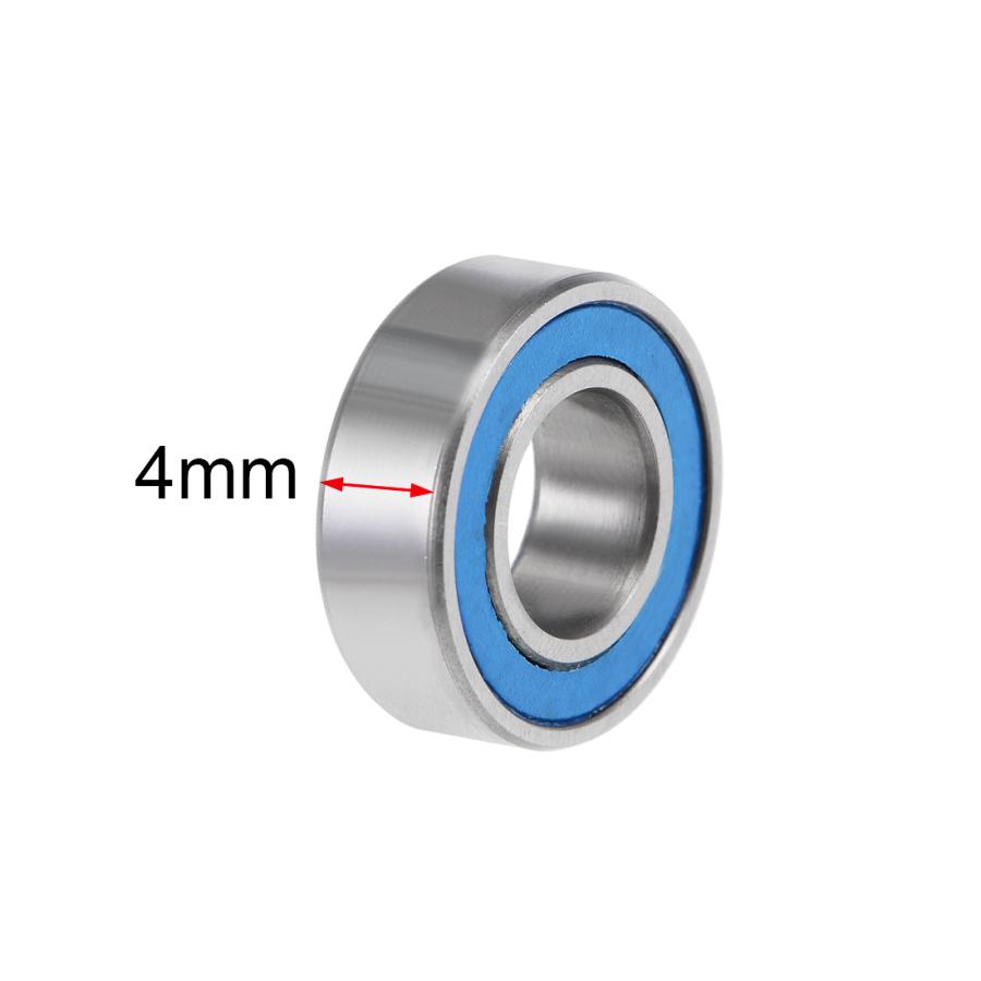 uxcell 深溝玉軸受　シールベアリング　MR126-2RS　6x 12x 4mm　双密封　クロム鋼　ブルーカバー　P6(ABEC3)　10個入り｜soten｜04