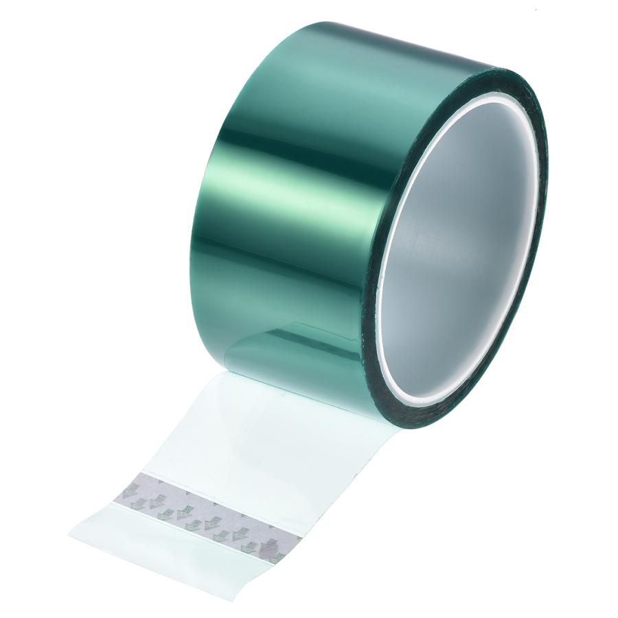 uxcell PETテープグリーン高温テープ 50mm 粘着テープ33.0 m｜soten