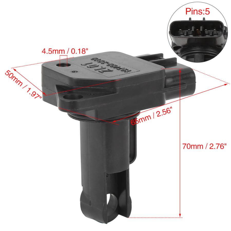 uxcell MAFマスエアフローセンサー ZL0113215 20042008 Mazda RX8 1.3L用