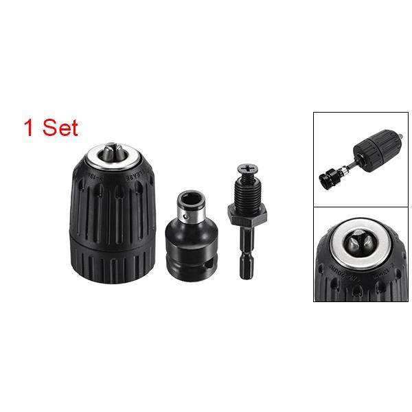 uxcell キーレスドリルチャック ソケットスクエアコンバーター 12.7mm