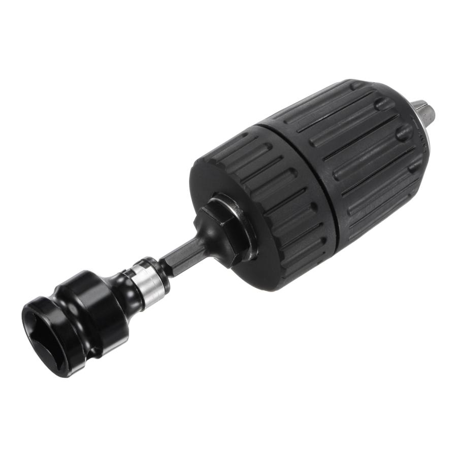 uxcell キーレスドリルチャック ソケットスクエアコンバーター 12.7mm