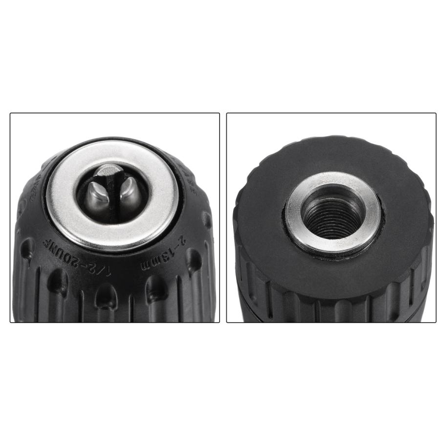 uxcell キーレスドリルチャック ソケットスクエアコンバーター 12.7mm