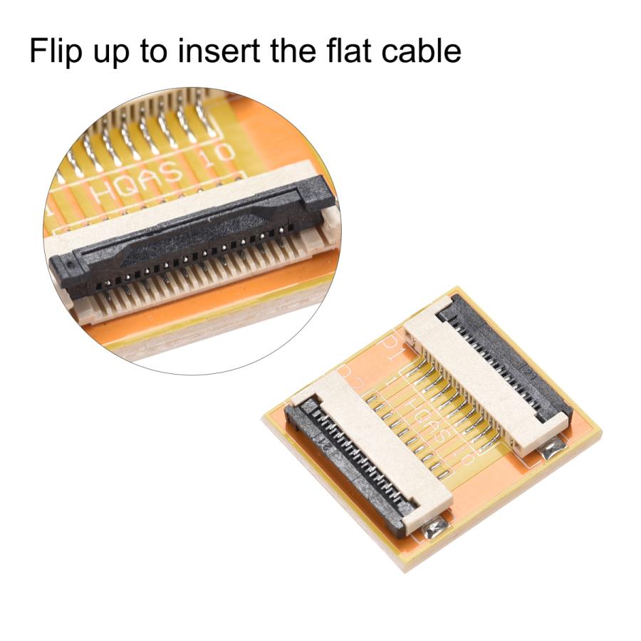 uxcell フレキシブルフラットケーブル（Aタイプ） 10ピン 1.0mm