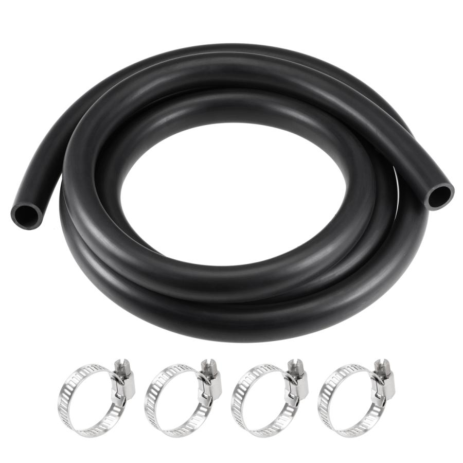 uxcell 潤滑油ホース 内径16mm x 外径21mm 全長2 M ゴム製