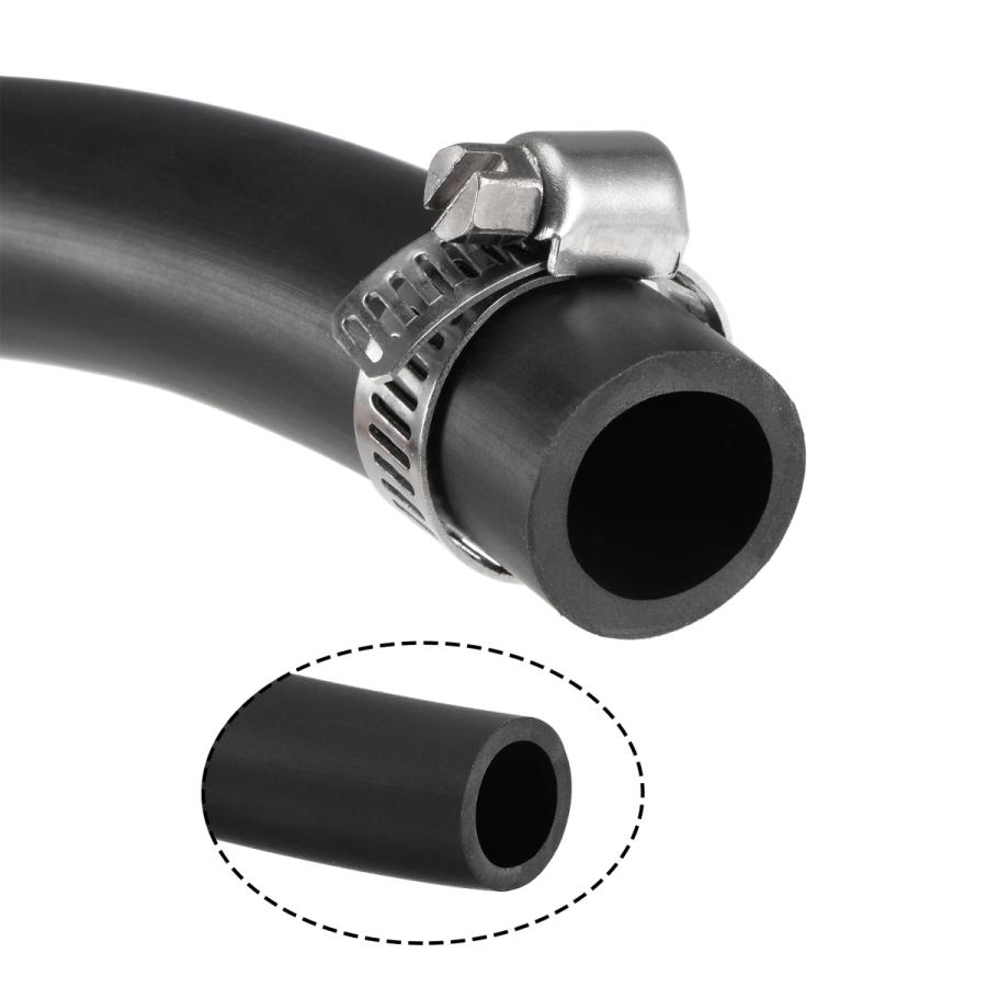 uxcell 潤滑油ホース 内径16mm x 外径21mm 全長2 M ゴム製