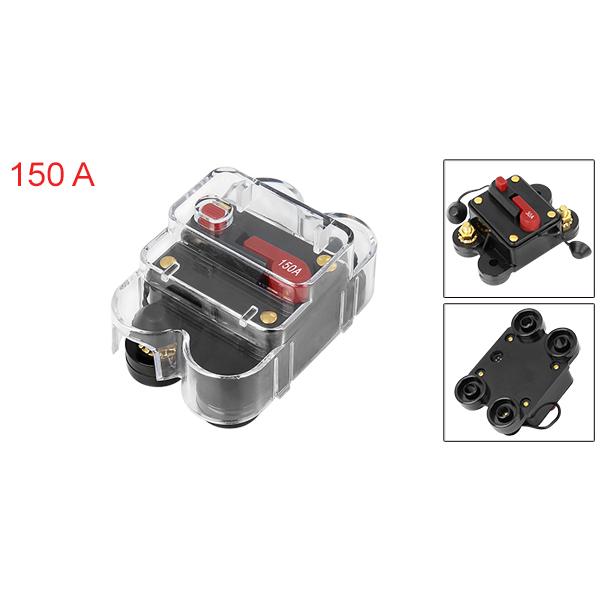 X Autohaux サーキットブレーカー プラスチック 買い物 サーキットブレーカー150a 自動車 ヒューズホルダーインバーターサーキットブレーカー