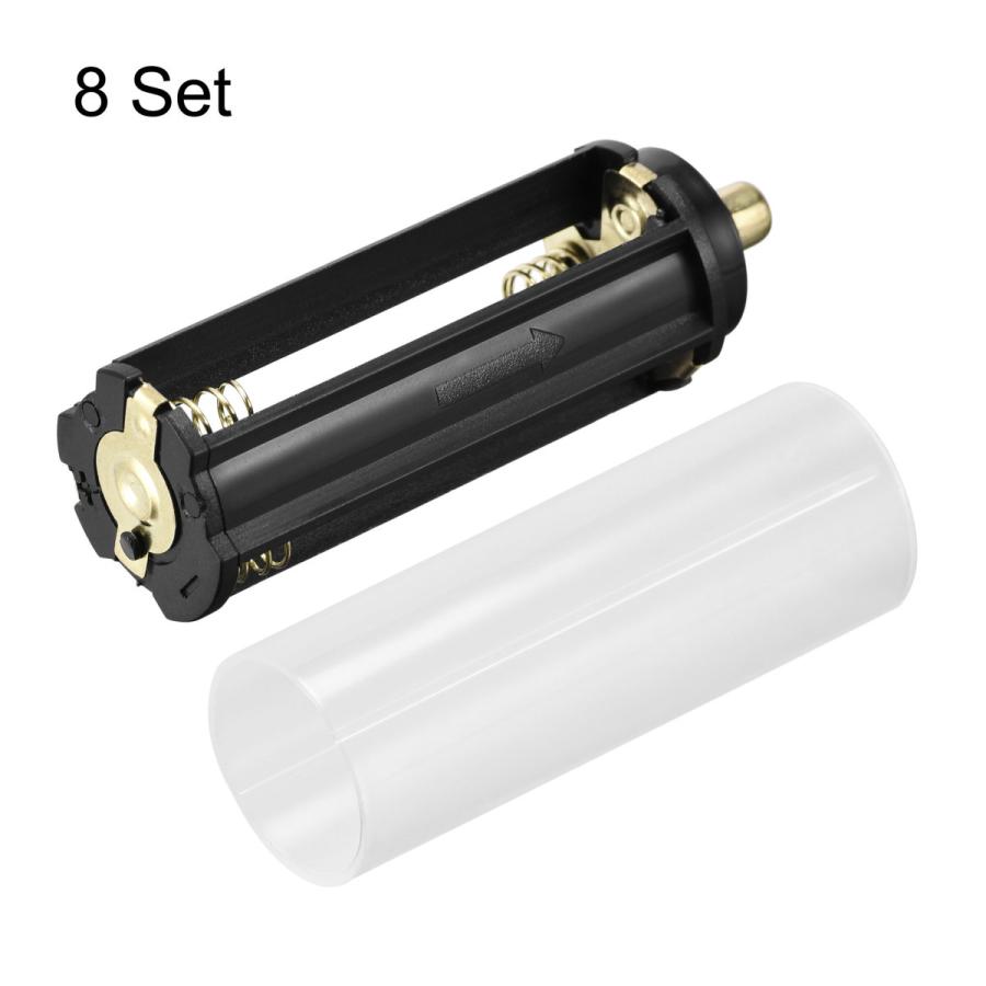 uxcell AAAバッテリー3x1.5Vストレージアダプターケース 18650 uxcell AAAバッテリー3x1.5Vストレージアダプターケース 18650