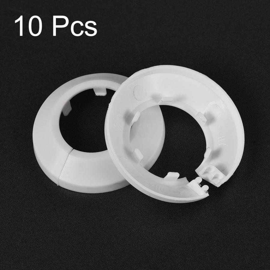 uxcell 水道管排水ラインカバー パイプカバー装飾 34mm PPプラスチック