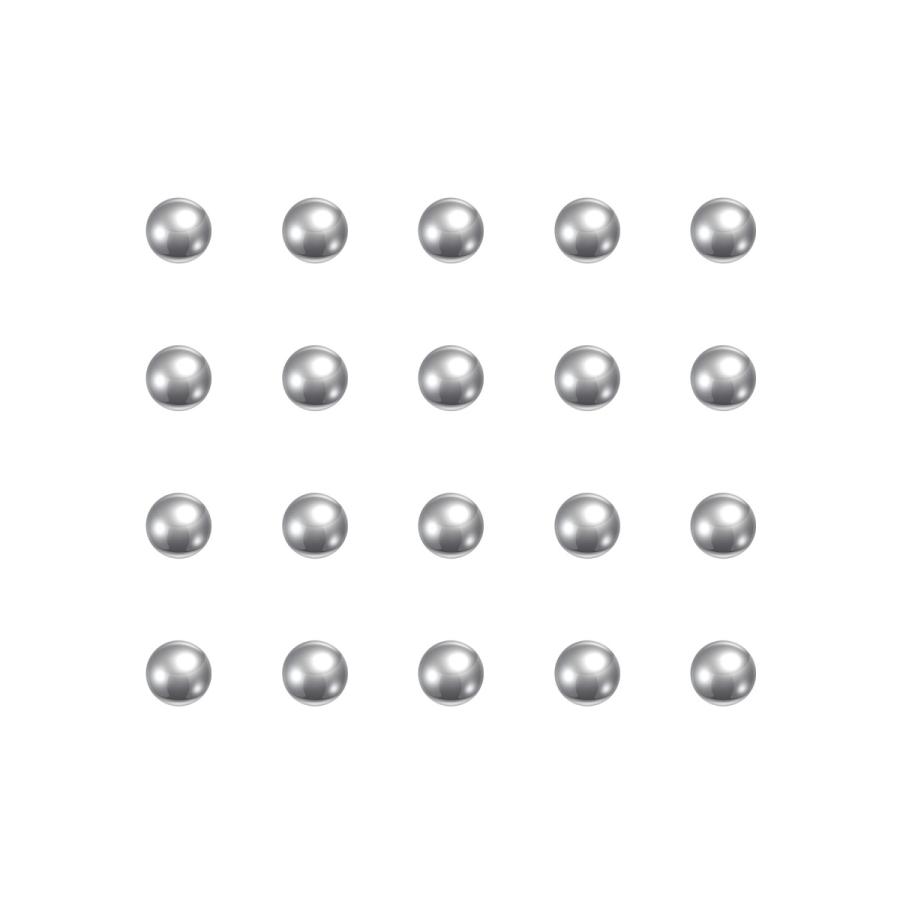 Uxcell プレシジョンボール ベアリングボール 精密ボール クロム鋼 G3精度 2 5mm直径 個