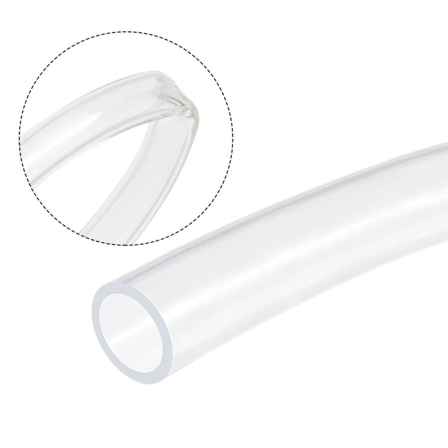 uxcell PVCクリアビニールチューブ プラスチックパイプ エアウォーター