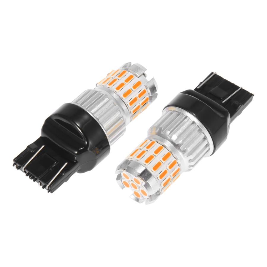 X AUTOHAUX LED電球 ユニバーサル 交換用 ウインカーライト用 T20 7443 イエロー 2個|soten|07